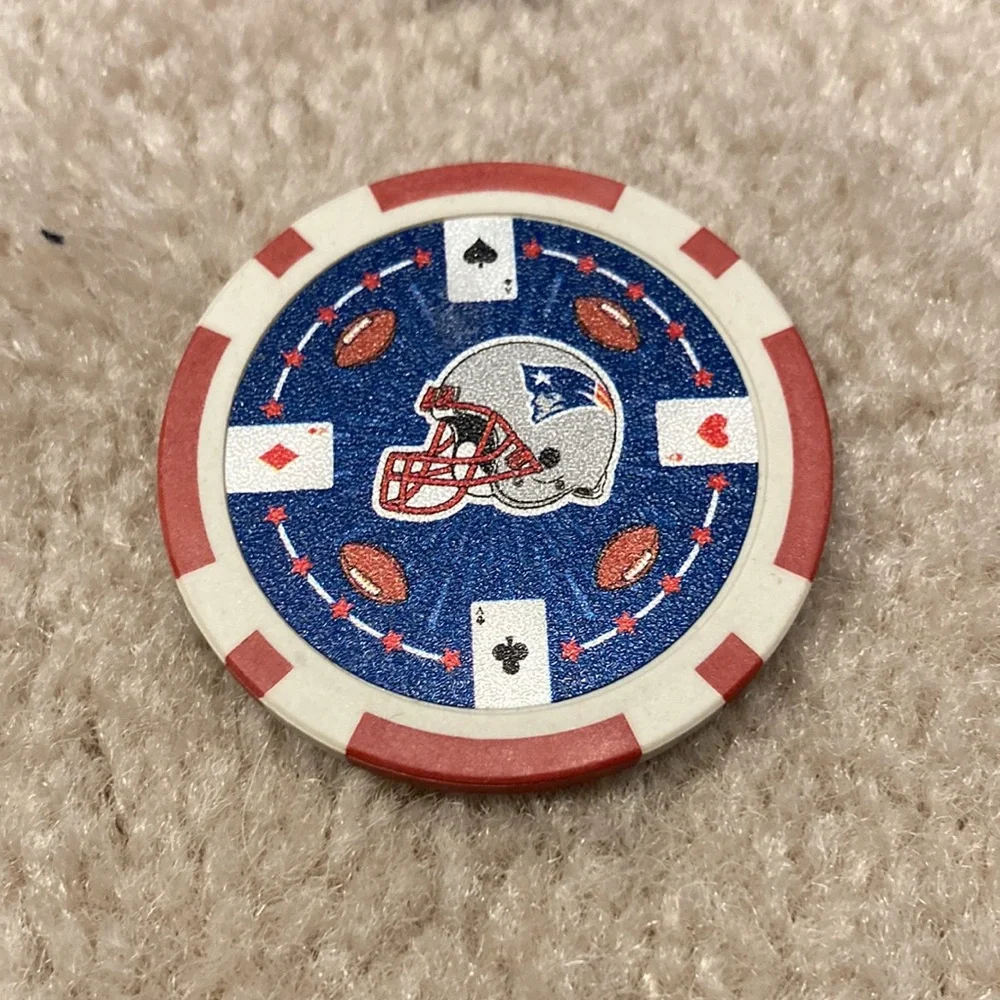 New England Patriots poker chips - Picture 2 of 14